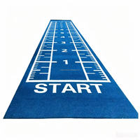 Césped Artificial para Gimnasio, Alfombra de Césped Sintético Resistente para Interiores y Exteriores, Tapete Deportivo para Gimnasio, Precio de Fábrica