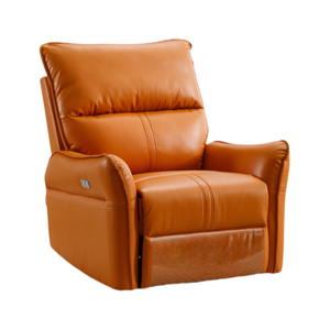 Sillón reclinable extensible de cuero sintético opcional eléctrico <span class=keywords><strong>Manual</strong></span> naranja Popular de estilo moderno para dormitorio - Product Image 2