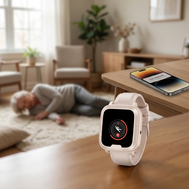 Health Monitoring Smart Watch 4G Gps Tracking Bracelet Personal Alarm Mobile Elderly Tracker