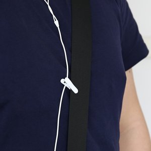 Clip de fixation de câble pour écouteurs filaires et microphones, pour MP3, à accrocher à la vêtement ou à la revers, idéal pour le sport - Vente en gros - Product Image 3