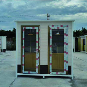 Casa contenedor de inodoro móvil personalizada prefabricada para parque público Hospital baño individual al aire libre - Product Image 4