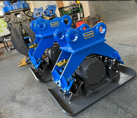 Personnaliser CW Mount hydraulique épaissi Durable plaque compacteur excavateur vibrateur inviolable compacteur vibrant pour pelle