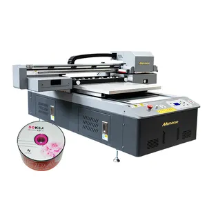 Mimage 6090 Uv Dtf Printer Flatbed 8 Kleur Fles/Mok/Pen Uv Printer Vernis