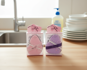 Spugna rettangolare morbida Mr Girl per la pulizia del lavello della cucina - Product Image 2