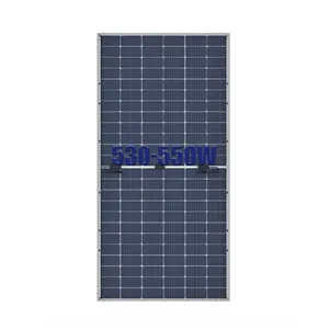 Proveedores de paneles solares de energía verde oliva 530W 540W 550W Paneles solares policristalinos con certificado TUV