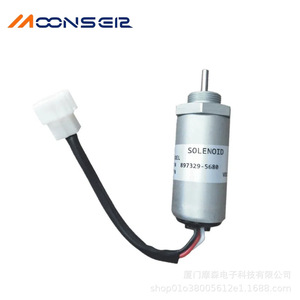 Válvula Solenoide Moons 897329-5680 12VDC para Encendido y Parada de Excavadora - Product Image 4