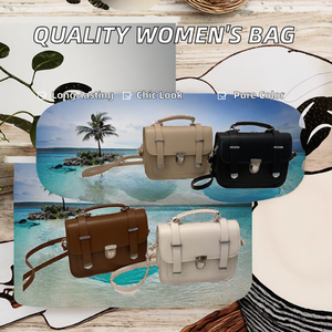 Sacs de créateurs ANFUMI - Sacs à main de qualité pour femmes en cuir PU de marque, couleur unie, avec chaînes, sac à main tendance, vente en gros à bas prix - Product Image 2