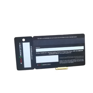 <span class=keywords><strong>Carte</strong></span> magnétique VIP personnalisée en PVC <span class=keywords><strong>d</strong></span>écoupée sur mesure, impression offset, estampage à chaud or, code-barres, code QR, perforation - Product Image 2