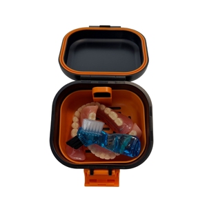 Gobelet de bain pour prothèses dentaires anti-fuite, boîte de trempage portable pour prothèses dentaires, étui de bain pour prothèses dentaires avec passoire, pour prothèses dentaires et appareils orthodontiques - Product Image 4