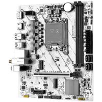 Carte mère JGINYUE H610M-D PLUS WIFI LGA1700 Intel H610 DDR4 3200MHz 6 Phases 2x M.2 NVMe Intégré 9560 WiFi M-ATX pour PC de bureau