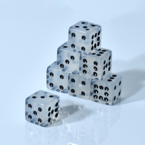 OEM <strong>Custom</strong> Printed Plastic Crystal D6 <strong>Dice</strong> 14mm <strong>Custom</strong> Color Crystal <strong>Dice</strong> - Product Image 6