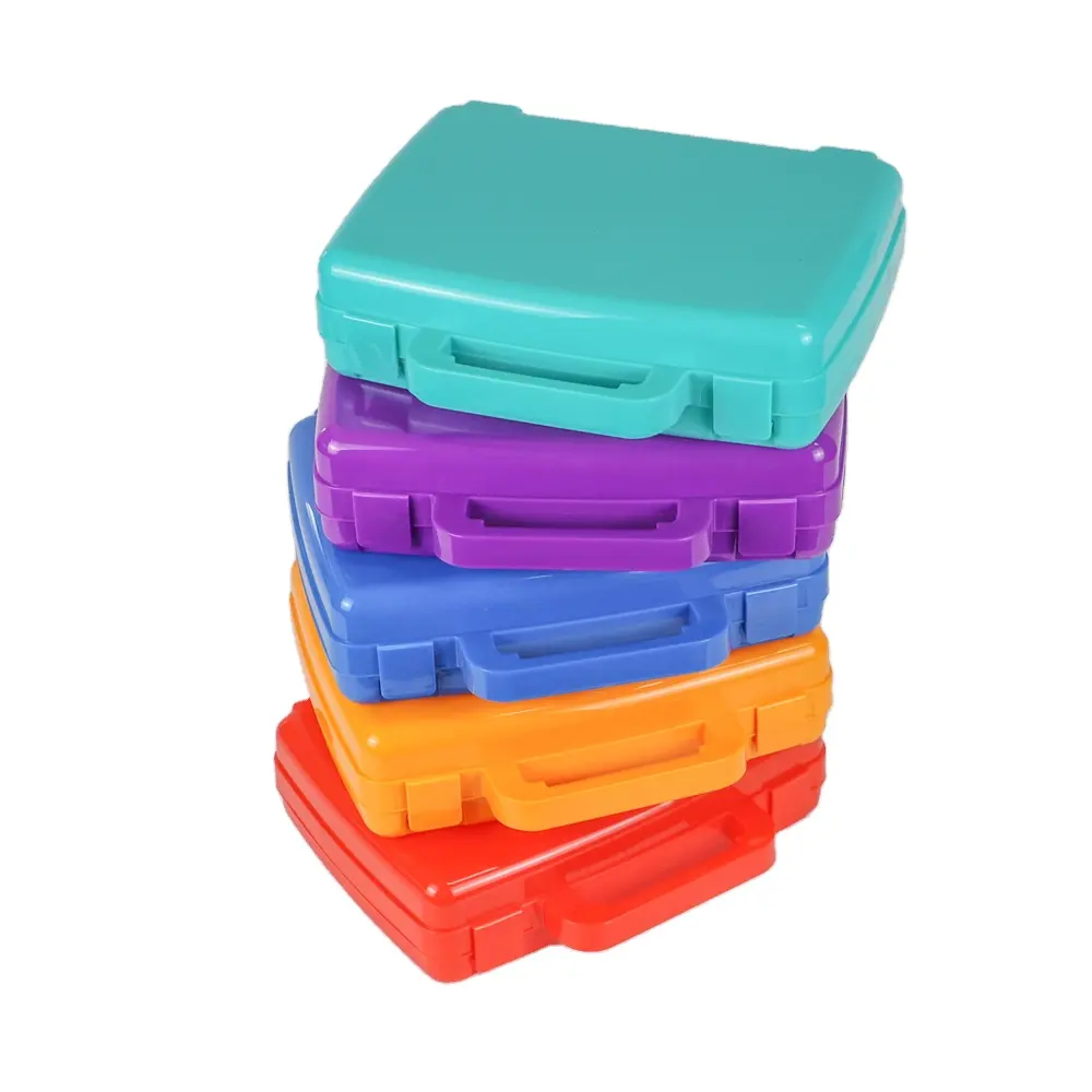 Suitcase Portable plastic Storage Box Excellent Quality PP Material organizer for Office and home