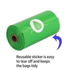 Bolsas para excremento de perro OEM D2W EPI HDPE, perfumadas, ecológicas, compostables, biodegradables, con dispensador. - Product Image 5