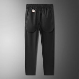 Herbst Neue Herren Stretch Atmungsaktive Sporthose Vielseitig Einsetzbar Übergröße Business Wasserdichte Gerade Freizeithose - Product Image 2