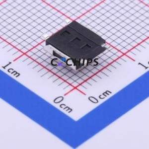 TS6637TP-4P Tactile Switch SMD-4P,6.2x6.2mm Switch Single Pole Single Throw Round Button 2.5N Vertical Mount - Product Image 2
