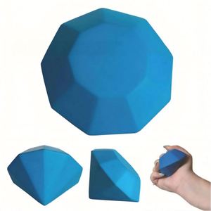 Wholesale <b>Cheap</b> Custom Logo Printed PU <b>Foam</b> Diamond Shape Stress Ball Promotional Toy - Product Image 1