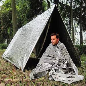 Manta Térmica de Emergencia, Impermeable, para Exteriores, de Aluminio, para Supervivencia, Rescate, Camping - Product Image 3
