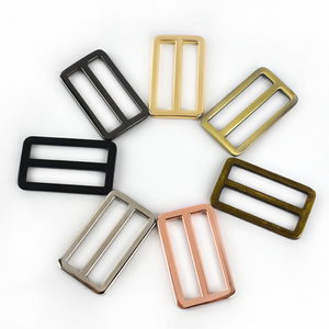 Meetee F4-4 <span class=keywords><strong>38Mm</strong></span> Multicolor Túi Xách Phụ Kiện <span class=keywords><strong>Tri</strong></span> <span class=keywords><strong>Glide</strong></span> Điều Chỉnh Trượt Khóa Quảng Trường Hợp Kim Điều Chỉnh Trượt Ba Lô Khóa - Product Image 1