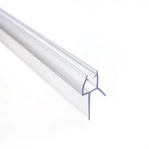 Thêm rõ ràng kính không khung tắm cửa dưới Con dấu nhựa Bền Một mảnh dưới đường sắt với rõ ràng lau - Product Image 1