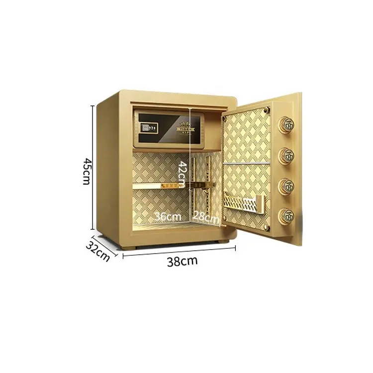 99191円 おすすめ特集 Safehousehold Small Office Safes 45 Cm Anti-Theft All-Steel Fingerprint Safe Box Bedside Invisible Wall Fireproof Digital Dual Intelligent A
