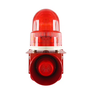 Công Nghiệp Âm Thanh Và Ánh Sáng Báo Động Màu Đỏ LED Nhấp Nháy Cảnh Báo Ánh Sáng Công Suất Cao Với IR Điều Khiển Từ Xa Báo Động Sừng Cho An Toàn An Ninh - Product Image 1