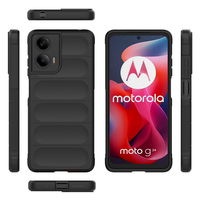 Étui de protection anti-chute en silicone souple mince pour Motorola G86 G56 Couverture arrière antichoc lavable avec conception de barre pour Moto G32