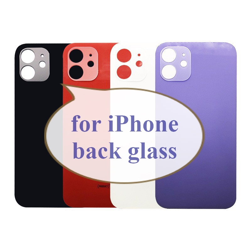 Закаленное стекло oem для iphone 13, замена заднего стекла с логотипом для iphone 13/12/11/pro/max/xs max/xr/xs/x