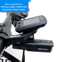 Garmin Bryton Rider Support setang sepeda MTB, penyangga komputer sepeda gunung, stang sepeda mendukung Garmin Edge 130 200 520 810 1000