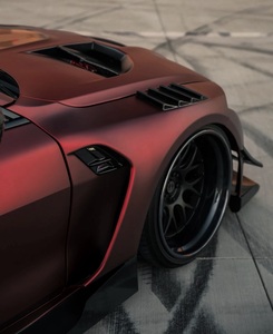 Pellicola Vinilica Opaca in PVC/PET Rossa per Wrapping Auto, Senza Bolle, per Interni ed Esterni, Adesivo Fai-da-Te per Cambio Colore Auto - Product Image 6