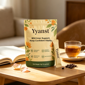 Café Instantáneo en Polvo Herbal con Suplementos Energéticos, Antioxidantes, para la Salud Digestiva y Refuerzo del Sistema Inmunitario, 10g*10 Sobres - Product Image 5