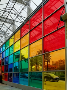 10mm anti-rayures clair écologique Makrolon Polycarbonate enduit UV lucarne feuilles Design moderne NOVI <span class=keywords><strong>marque</strong></span> hôtel en plein air - Product Image 3