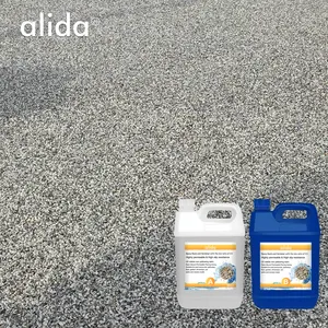 Alida Chemical Epoxy Floor mit Kieselsteinen Epoxy Pebble Rock Floor ing Epoxy Resin