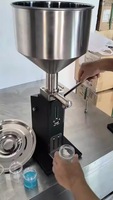 Machine de remplissage manuelle à piston A03 pour bouteilles en plastique, huile, liquide, remplissage de bouteilles, haute précision, utilisation pour les petites entreprises, parfum, cosmétique