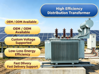 Transformator Daya Tiga Fasa Berpendingin Minyak S22 untuk Jaringan Distribusi Kecil 100kVA 200kVA peralatan distribusi daya