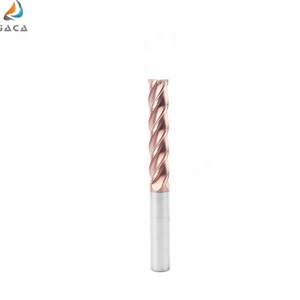 Recubrimiento PVD 4 flautas carburo de tungsteno plaza final molino cortador/herramientas de corte de carburo para Metal - Product Image 4