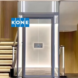 ลิฟต์โดยสาร KONE ราคาประหยัด พร้อมตกแต่งกระจกแบบเอ็ทช์ สำหรับบ้านพักอาศัย วิลล่า โรงแรม ลิฟต์ราคาแข่งขัน - Product Image 1