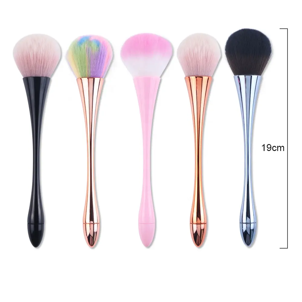 Brosse à ongles pour Gel UV, outils de Design des ongles professionnels, manucure, à poussière douce, 1 pièce