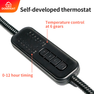 DOMIHEAT Premium PVC Electric Pet <b>Heating</b> Pad Temperature Adjustable Heated Dog <b>Bed</b> Mat <b>for</b> Winter - Product Image 3