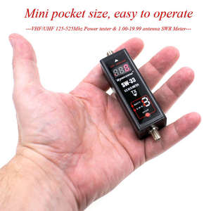 เครื่องวัดกำลังวิทยุและค่า SWR รุ่น Surecom SW-33 SW33 100W สำหรับคลื่นวิทยุ VHF UHF <span class=keywords><strong>125</strong></span>-525 MHz อุปกรณ์เสริมสำหรับวิทยุสื่อสารแบบมือถือ เครื่องวัดอัตราส่วนคลื่นยืน - Product Image 5