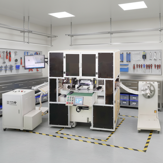 Automatic Die Cutting Machine with Stripping Station High Speed Paper Sticker Label Film Punching Machinery System