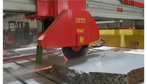 Scie à pont automatique pour pierre HUALONG Stone Machinery PLC, 3200*2000 mm, dalle de pierre, machine de découpe à 45 degrés, scie à pont <span class=keywords><strong>Bigl</strong></span> pour granit - Product Image 4