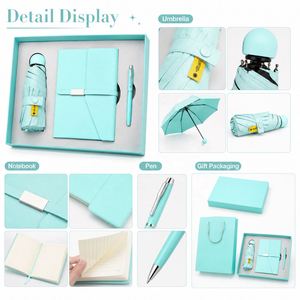 Set de Regalo Corporativo Promocional, Paraguas, Cuaderno, Bolígrafo, Logotipo Personalizado, Set de Regalo Ejecutivo para Oficina, Venta al Por Mayor, Fábrica OEM - Product Image 2