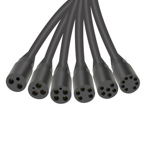 Unterwasser-Mikro-Rundsteckverbinder-Serie 2/3/4/5/6/8-polig, Stecker Buchse Inline-Kabel-Schott-Blindstecker für Unterwasser-ROV - Product Image 2