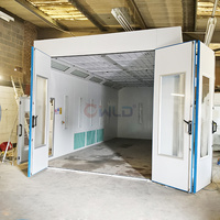 WLD9000AU cabine de peinture automobile, salle de pulvérisation de marque, cabine de pulvérisation, contrôle par micro-ordinateur, cabine de peinture automobile