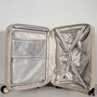 Ensemble de valises antivol PP en stock prêt Bagages en polypropylène de style nouveau avec fermeture à glissière extensible Serrure TSA