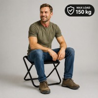 Meilleur Tabouret Pliant Portable Léger en Aluminium pour Camping, Chaise Pliante Moderne en Toile pour Plage et Pêche, Idéal pour le Parc