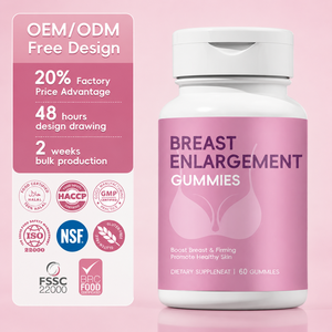 Gummies Efficaces pour l'Amélioration Mammaire Marque Blanche – Complément Alimentaire Herbal pour le Soutien et le Raffermissement des Seins chez la Femme, Favorise une Peau Saine - Product Image 1