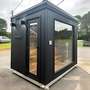 Sauna Esterna Popolare <span class=keywords><strong>2026</strong></span> per 4-6 Persone, Cabina a Cubo con Pietre Calde e Vapore Umido, con Panca a L - Product Image 4