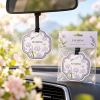 Désodorisant de voiture en papier au design moderne, personnalisable, avec différentes fragrances, évaporation naturelle et décoratif, en gros