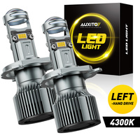 Ampoules de phare AUXITO Y19 H4 4300K 12V 24V Blanc chaud 3100lm 50W ampoule de phare LED H4